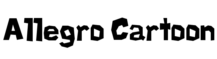 Allegro Cartoon Font