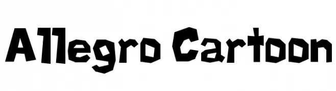 Allegro Cartoon  Fuentes Gratis Descargar