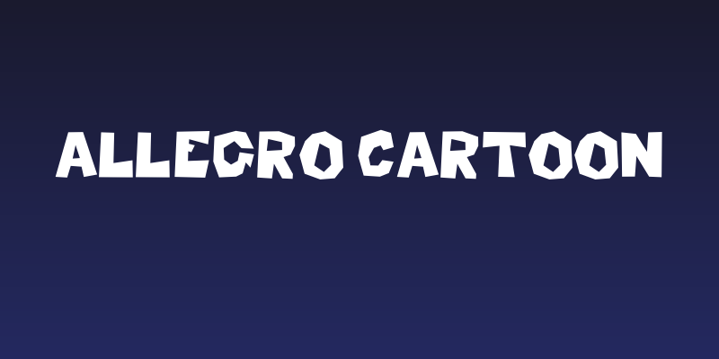Allegro Cartoon Social Header