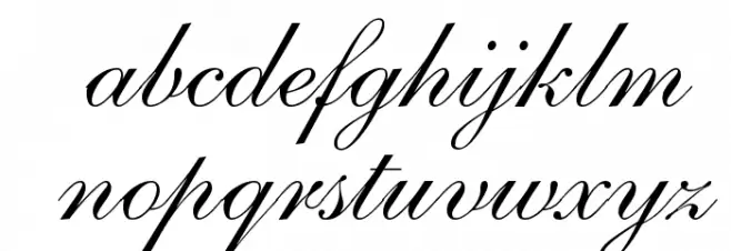 Allegro 字体 小写