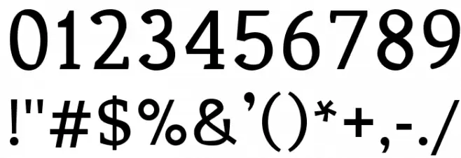 Allejo Font Alte caractere