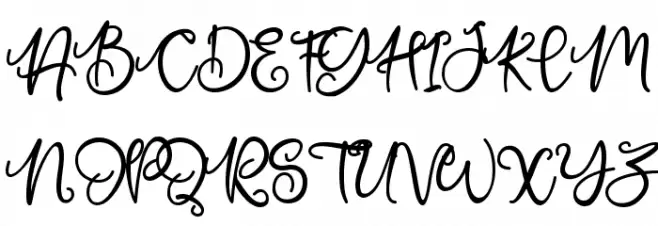 Alleluya Font Litere mari