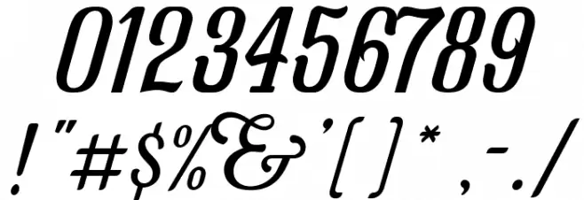 Allema Font OTHER CHARS