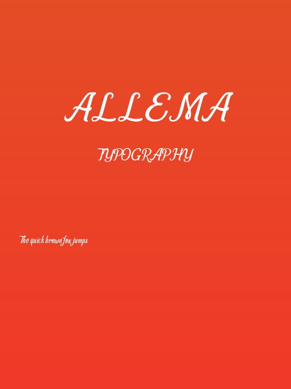 Allema Poster
