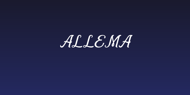 Allema Social Header
