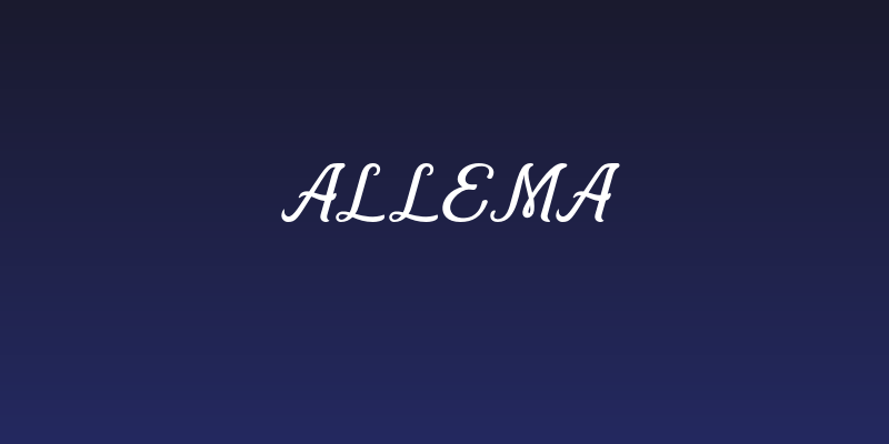 Allema Social Header