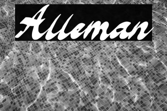 Alleman Fonte examples