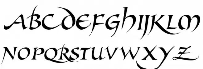 Allembert!` 字体 大写