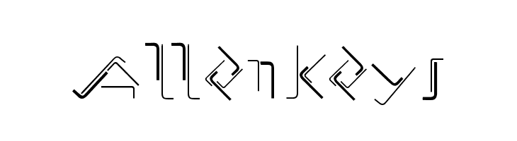 AllenKeys  Free Fonts Download