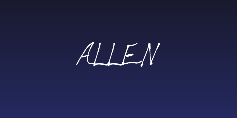 Allen Social Header