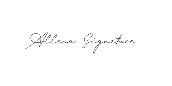 Allena Signature Logo