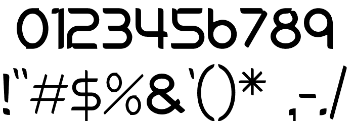 AllenatoreRegular Font OTHER CHARS