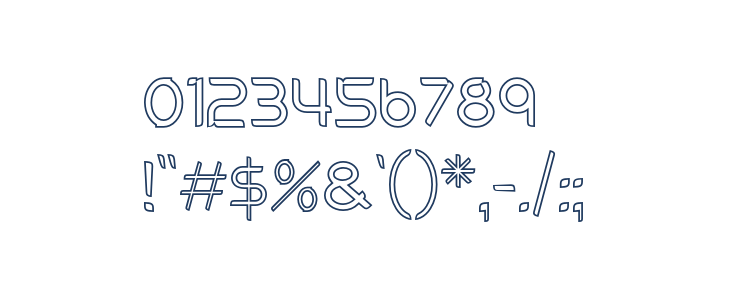 AllenatoreRegularOutline Other Characters