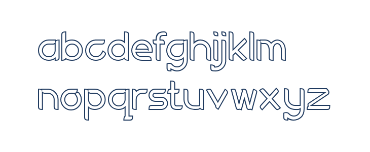 AllenatoreRegularOutline Lowercase