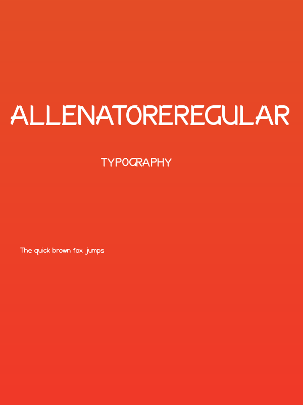 AllenatoreRegular Poster