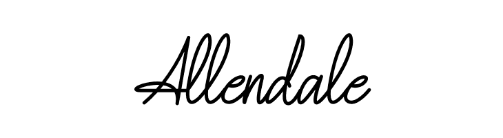 Allendale  フリーフォントのダウンロード