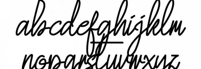 Allendale फ़ॉन्ट लोअरकेस