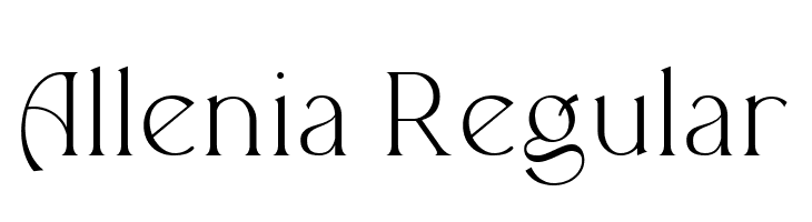 Allenia Regular  لخطوط تنزيل