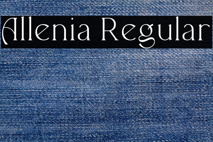 Allenia Regular Example 1