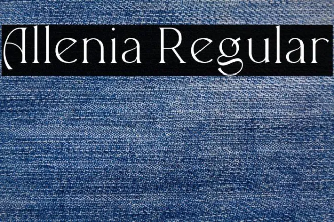 Allenia Regular Example 1