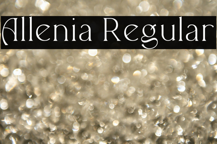 Allenia Regular Example 3