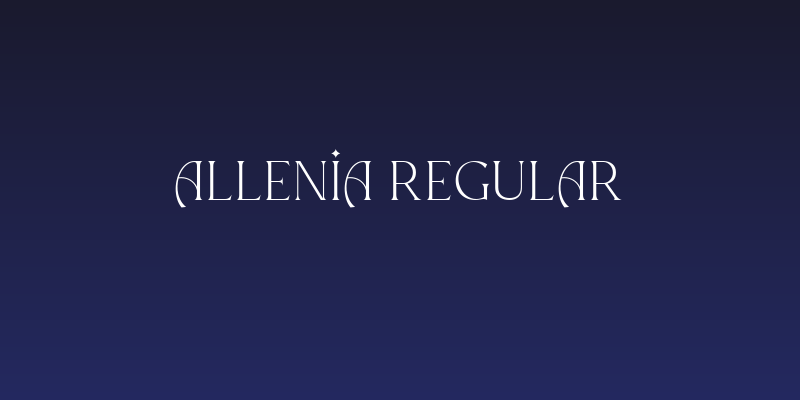 Allenia Regular Social Header