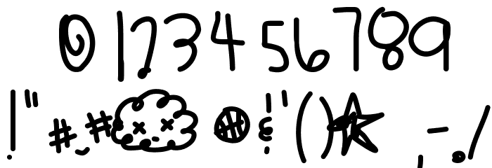 AllensWonderland Font OTHER CHARS
