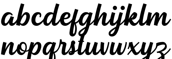 Allentown Font LOWERCASE