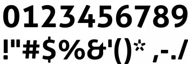 Aller Bold Font OTHER CHARS