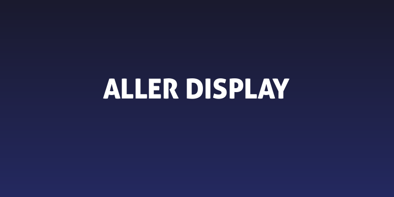 Aller Display Social Header