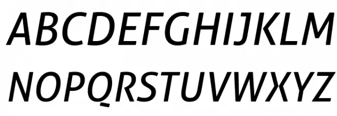 Aller Italic  