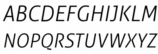Aller Light Italic خط أحرف كبيرة