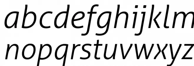 Aller Light Italic Fuentes MINÚSCULAS