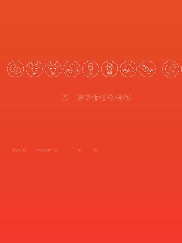 Allergen Outline Poster