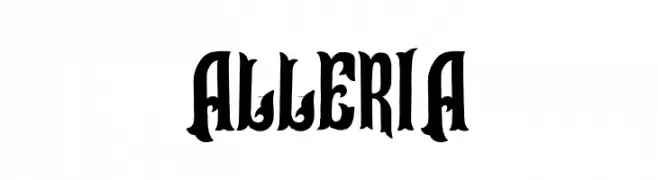 Alleria  Frei Schriftart Herunterladen