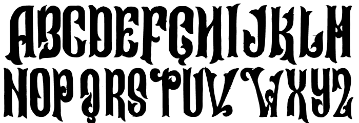 Alleria Font LOWERCASE