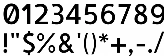 Allerta Regular Font OTHER CHARS