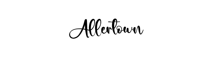 Allertown  免费字体下载