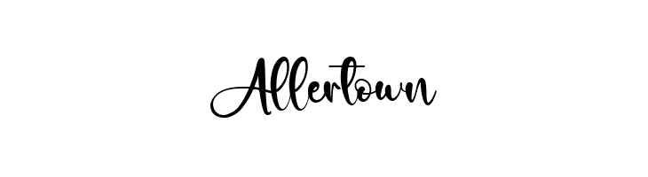 Allertown  Frei Schriftart Herunterladen