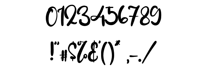 Allertown Font OTHER CHARS