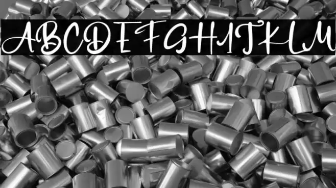 Allertown Font examples