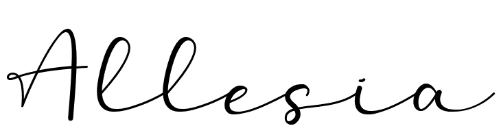 Allesia  Frei Schriftart Herunterladen