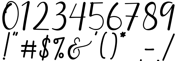 Allesia Font OTHER CHARS