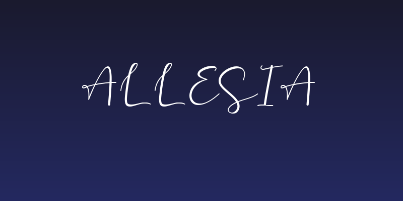 Allesia Social Header