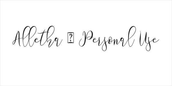Alletha - Personal Use Logo