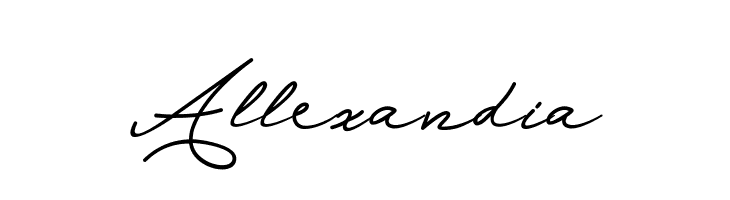 Allexandia  Descarca Fonturi Gratis