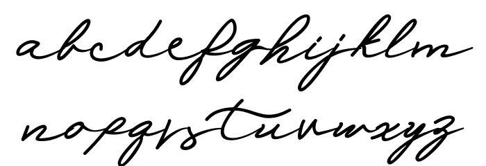 Allexandia Font LOWERCASE