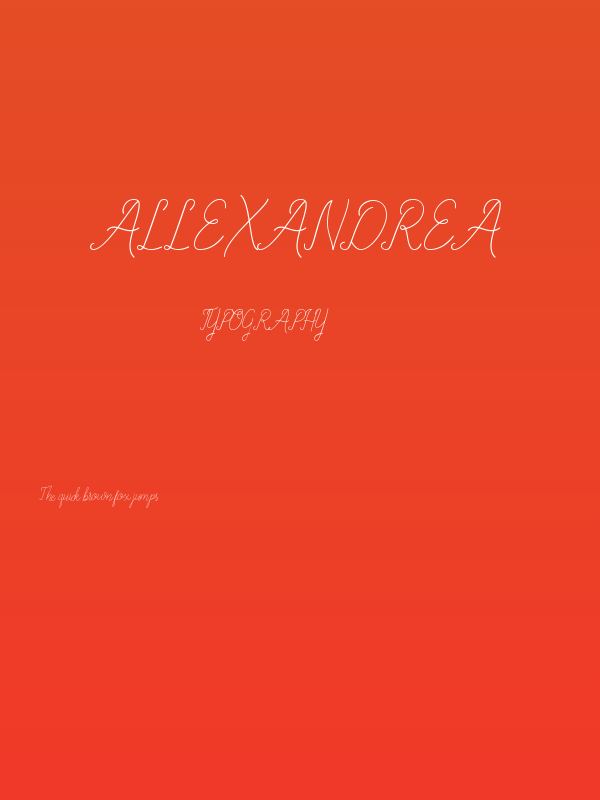 Allexandrea Poster