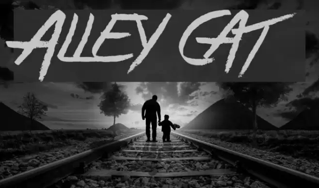 Alley Cat Font examples