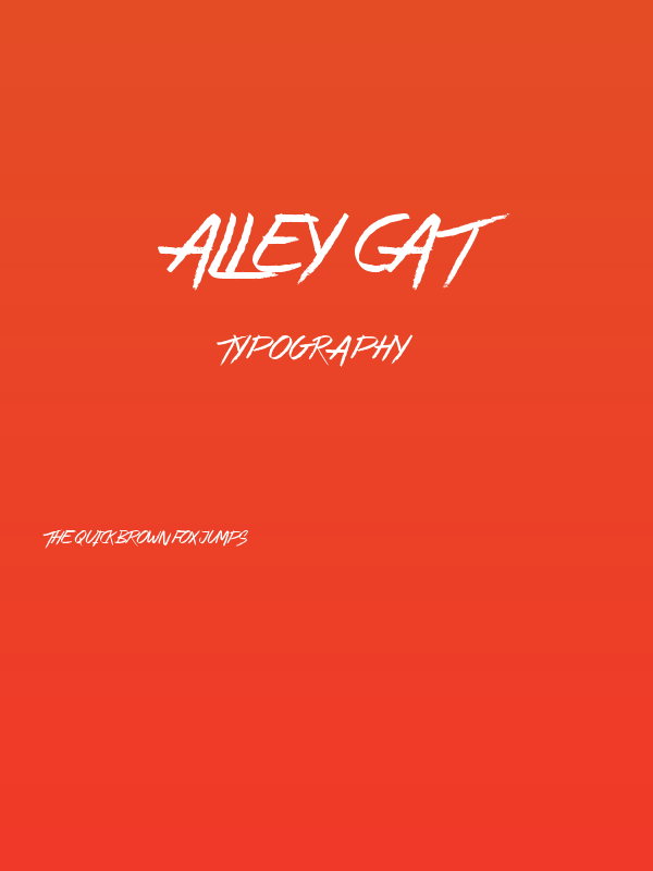 Alley Cat Poster